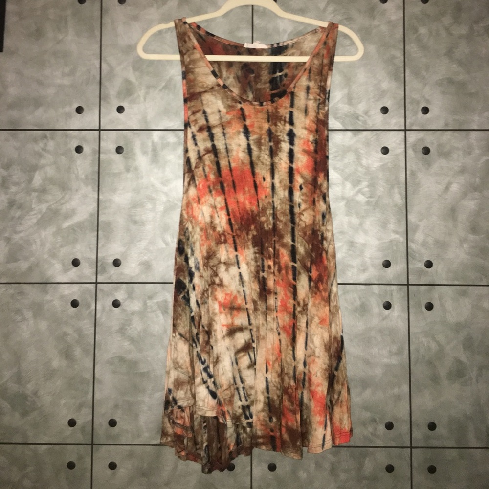 Tie Die Cotton Dress